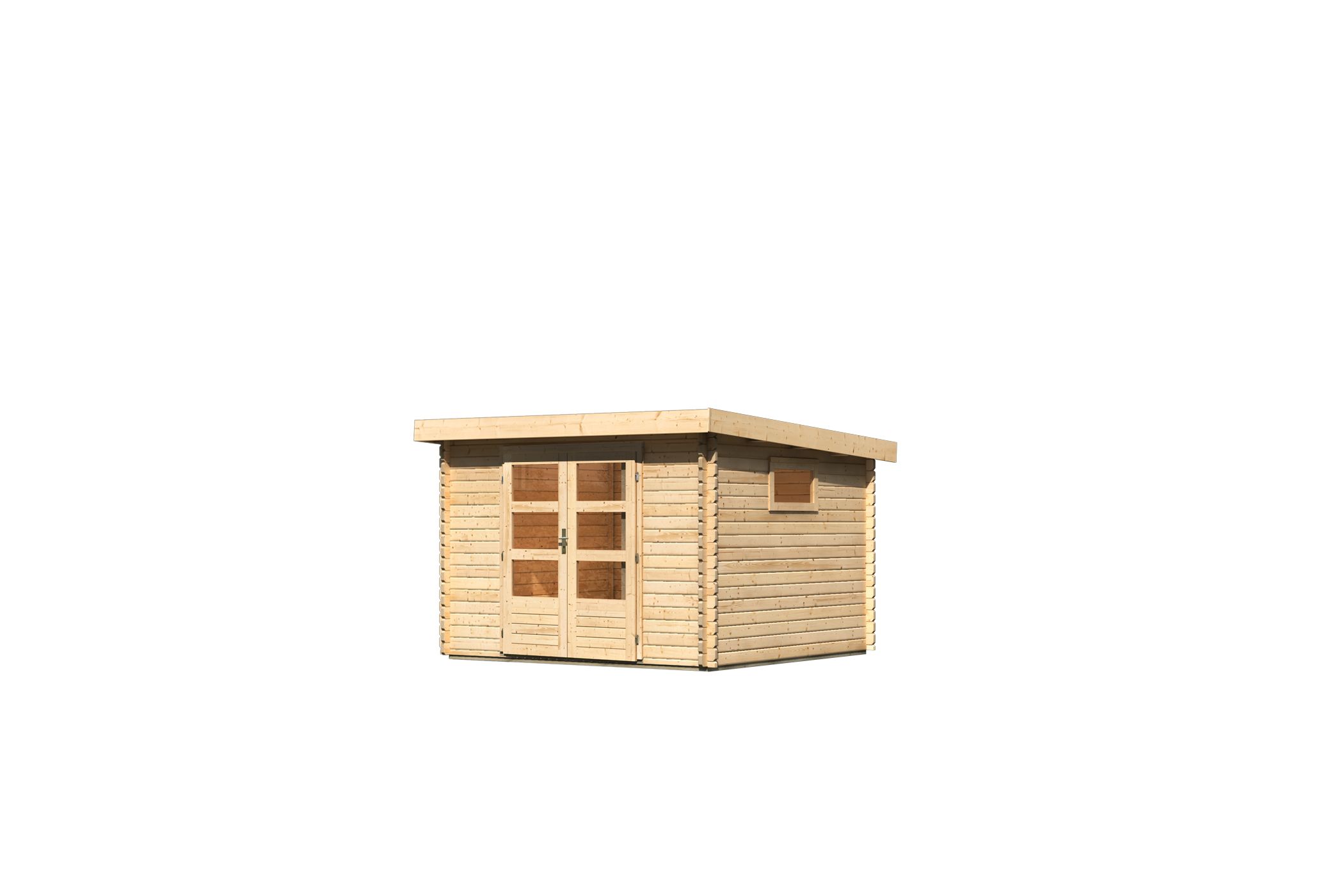 Karibu Gartenhaus Trittau 3 in Naturbelassen, Freisteller