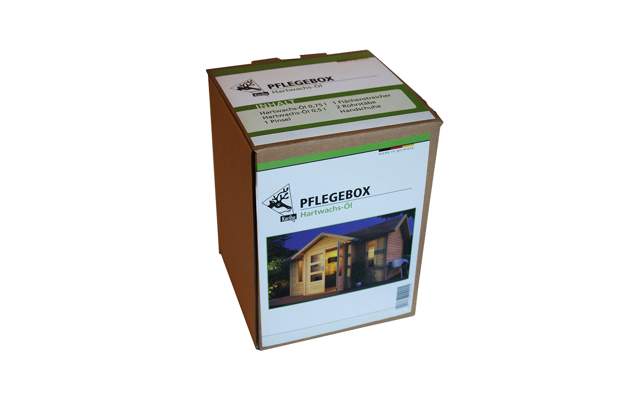 Karibu Pflegebox für den Innenbereich von Gartenhäusern aus Holz, freigestellt