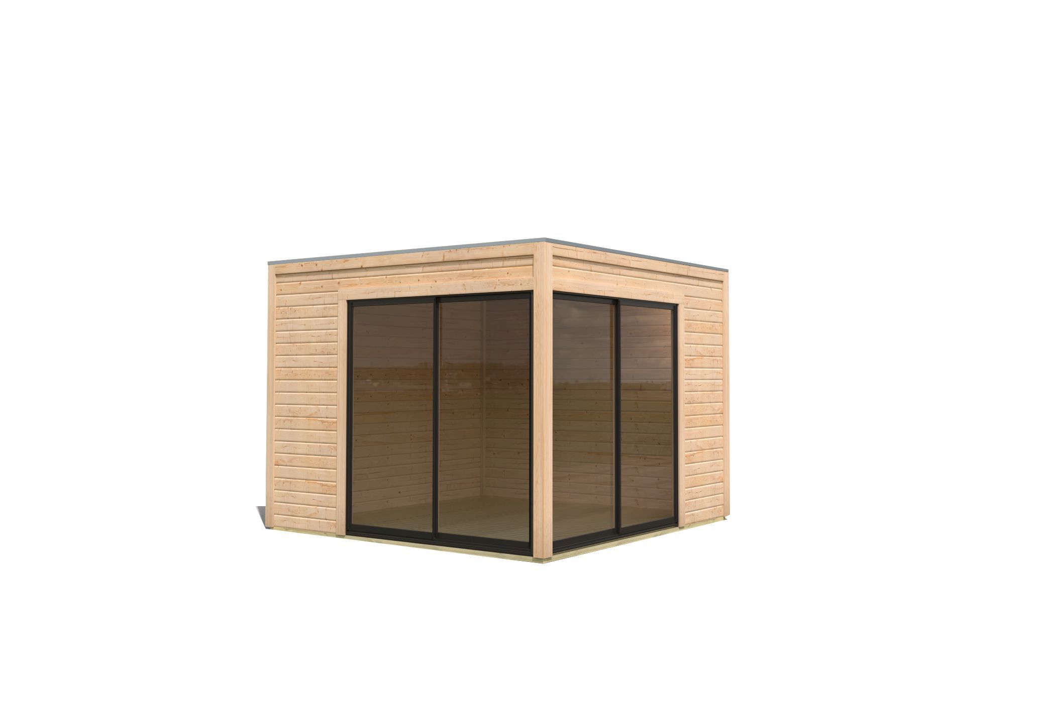 Karibu Poolhaus Dice 3, freigestellt