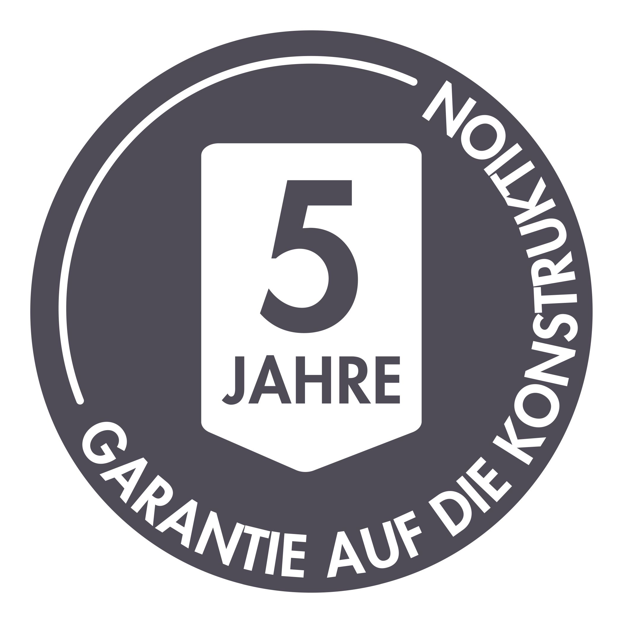 Siegel Schutz durch Kesseldruckimprägnierung KDI als Zeichen für witterungsbeständige Karibu Pavillons
