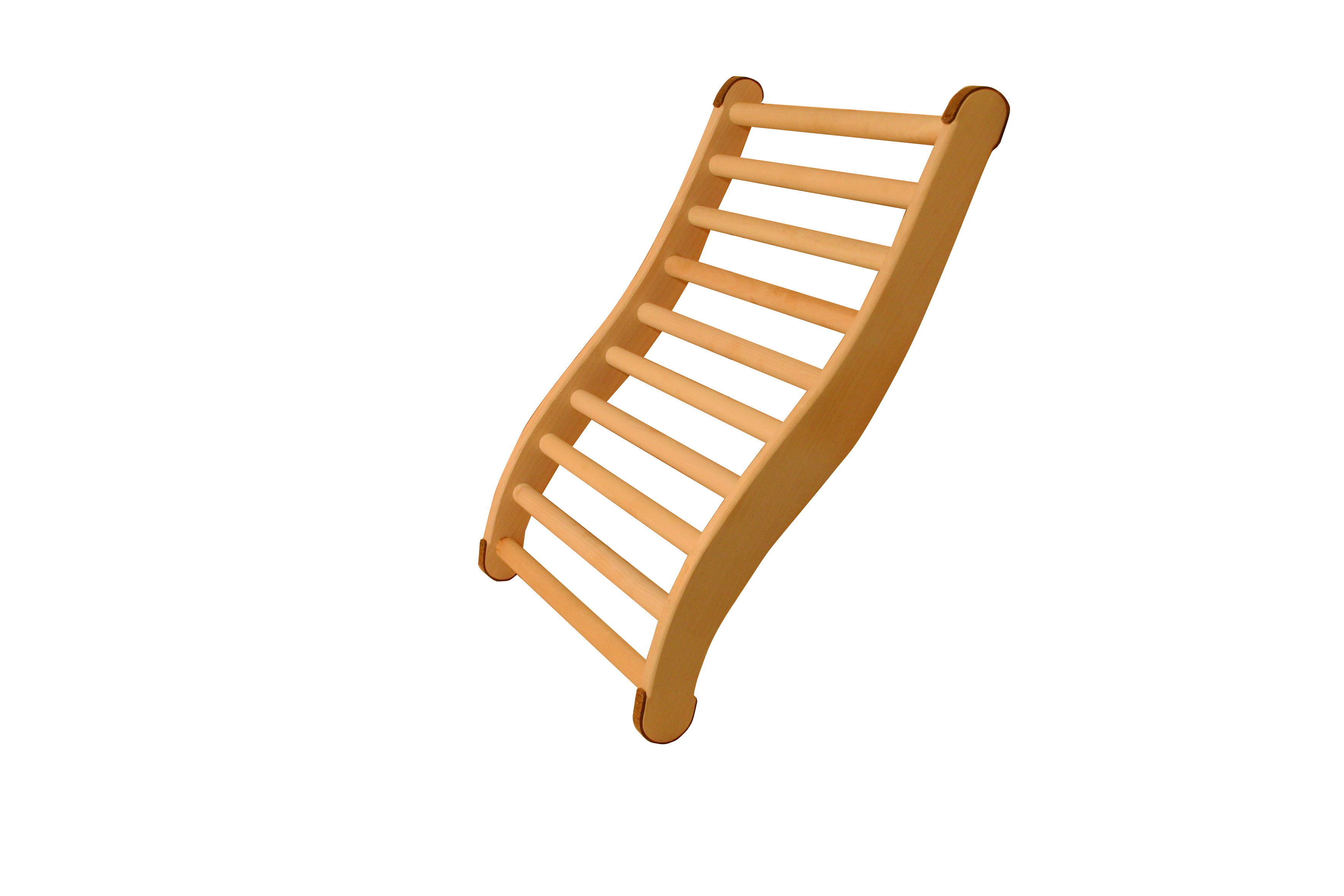 Karibu Rückenlehne Ergonomisch aus Holz, freigestellt
