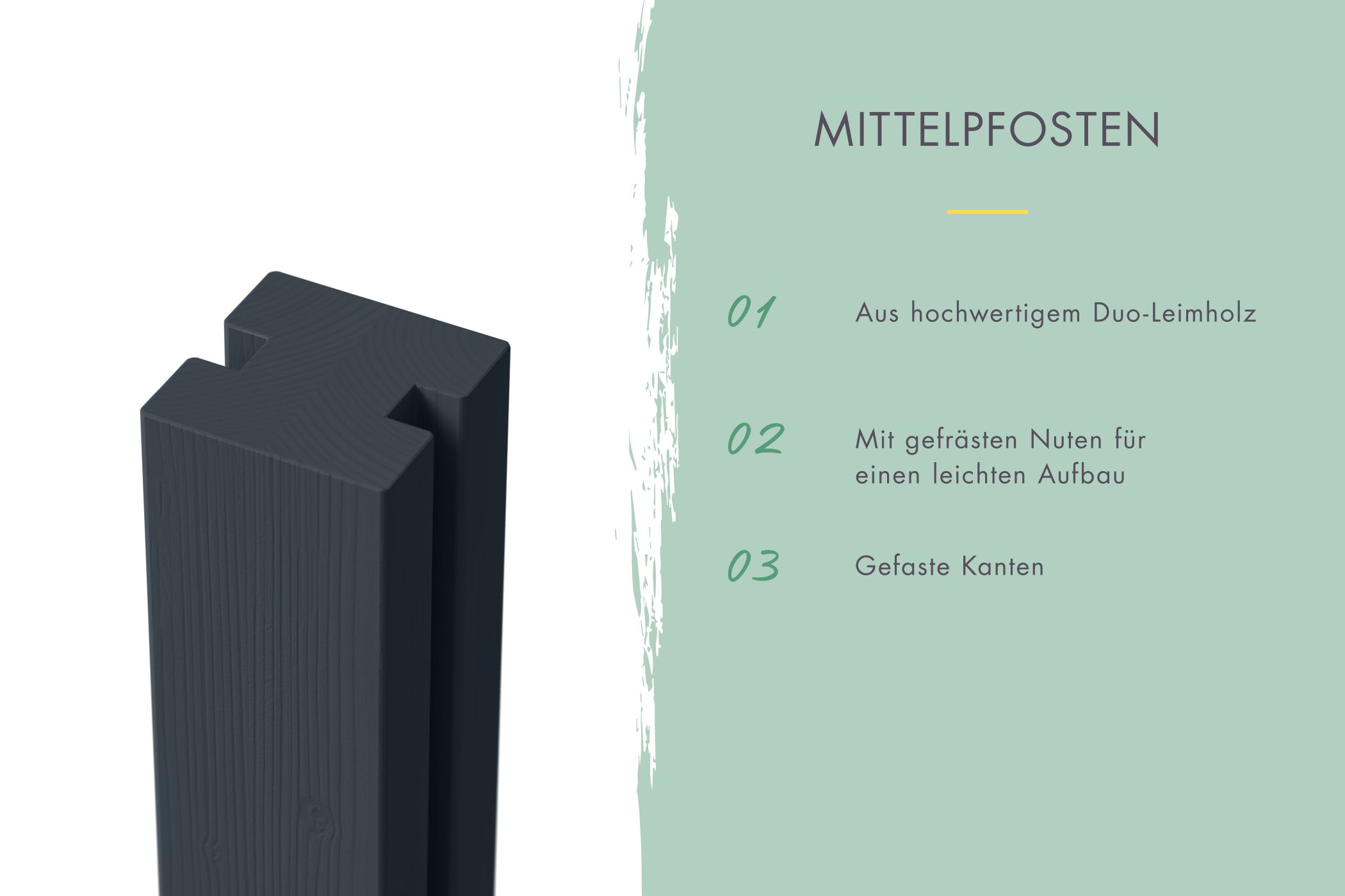 Sichtschutzzaun Komplettset lichtgrau / 1-10 Zaunfelder je 195 x 186 cm