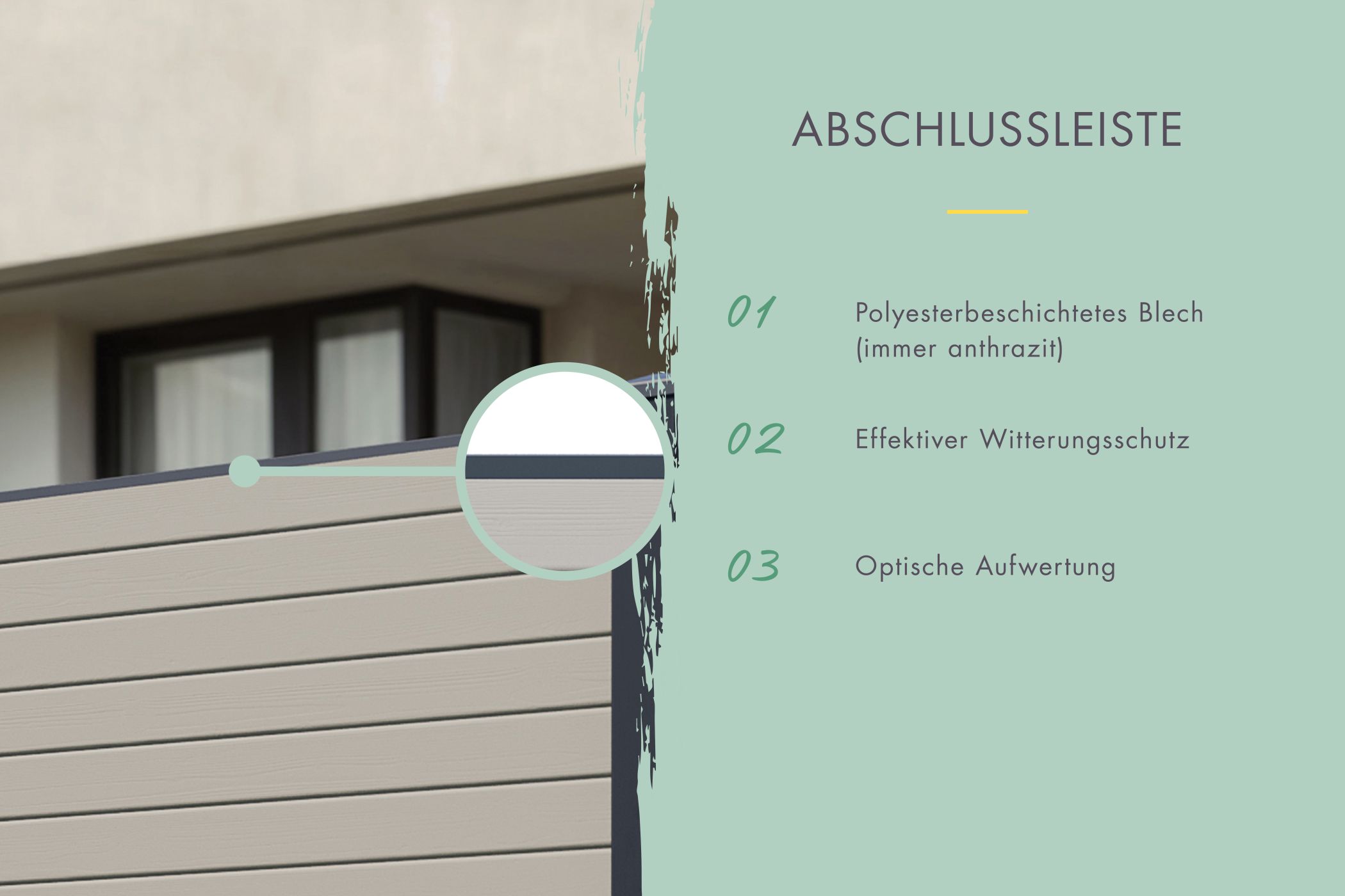 Sichtschutzzaun Zaunfüllung (ohne Zubehör) lichtgrau / Zaunfeld 180 x 186 cm